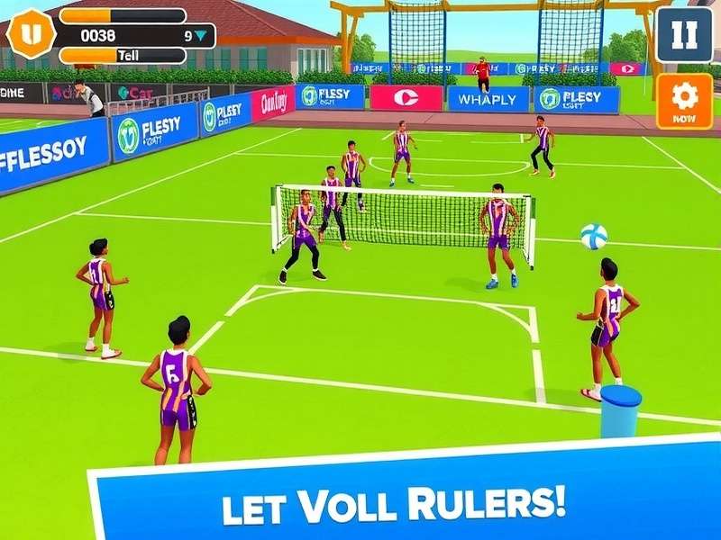 Volley Rulers Mobile Volleyball Game Volley Rulers Game Screenshot